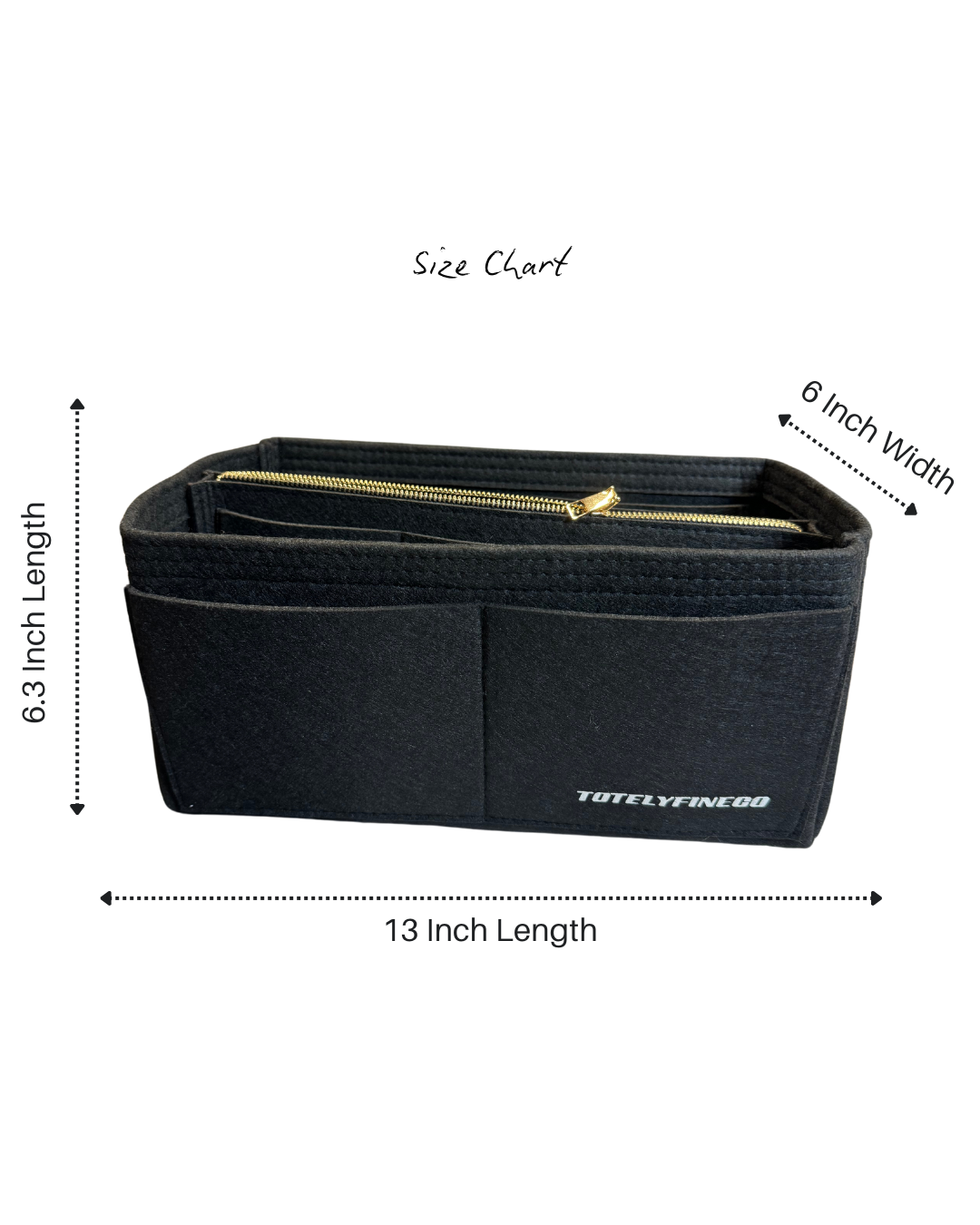 Felt Tote Bag Organizer Insert