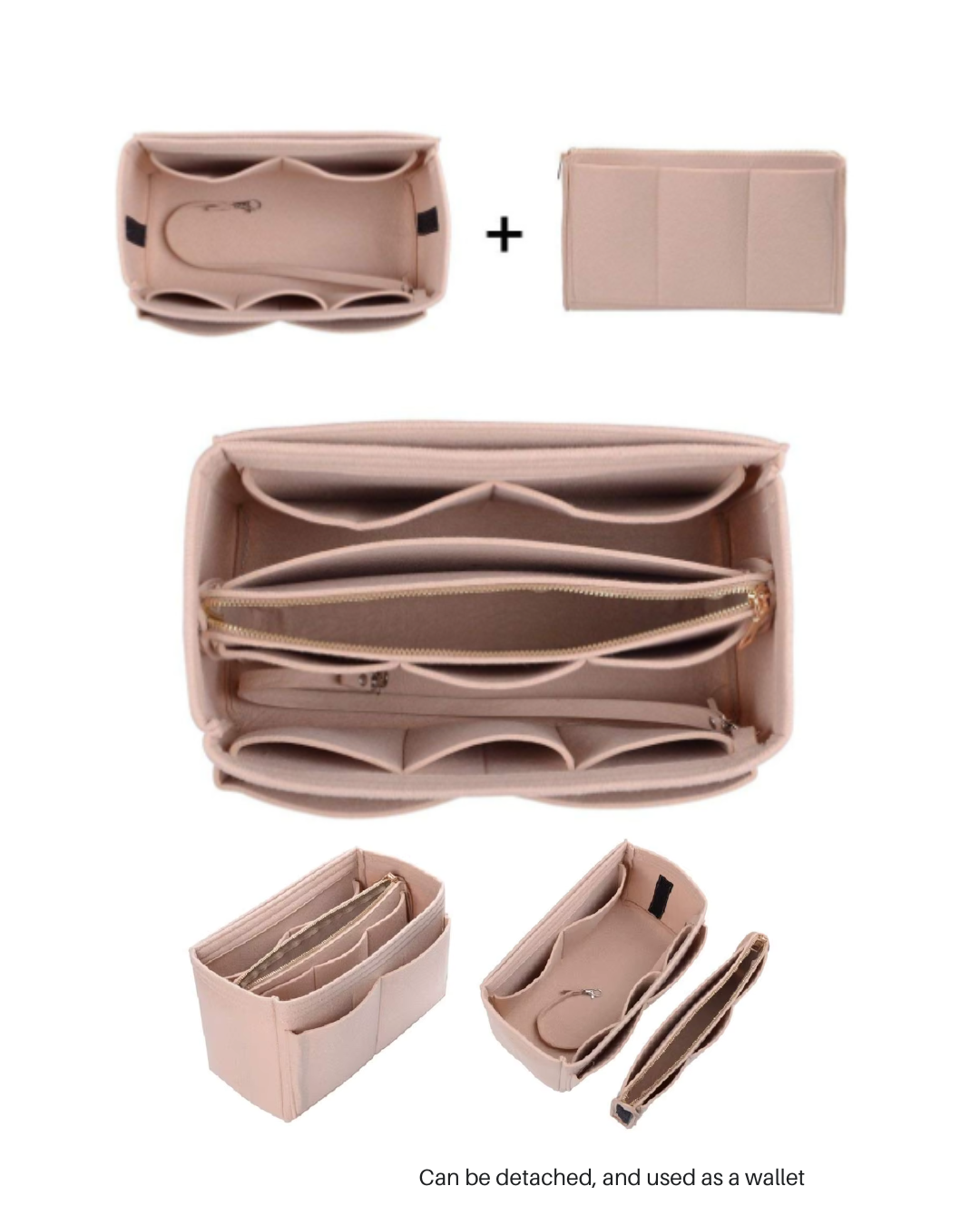 Felt Tote Bag Organizer Insert